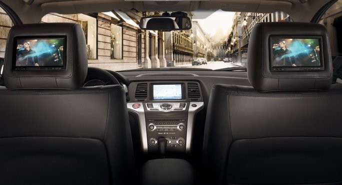 Nissan murano headrest dvd player