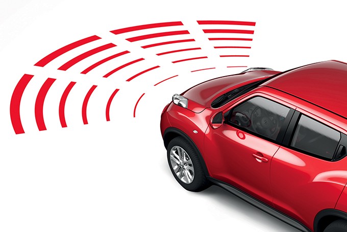 Nissan x trail front parking sensors